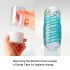 TENGA Spinner Tetra - Masturbator (gennemsigtig)