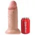 King Cock - dildo 25 cm - natur