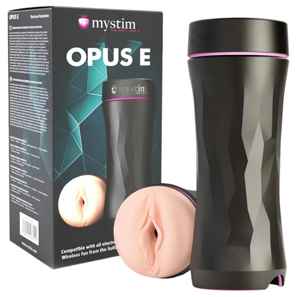 Mystim Opus E Vagina - Elektro Vagina (Natur-sort)