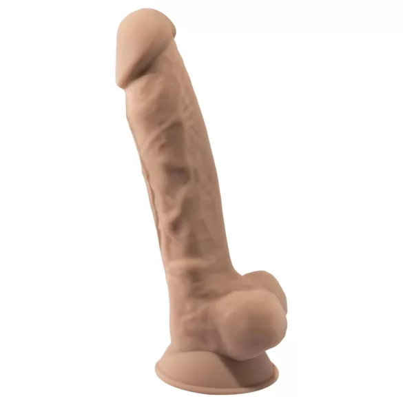 Silexd 7 - dildo med sugekop - realistisk - 17,5cm - naturfarve