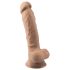 Silexd 7 - Sugende dildo - 17,5cm (hudfarve)