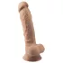 Silexd 7 - dildo med sugekop - realistisk - 17,5cm - naturfarve