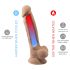 Silexd 7 - Sugende dildo - 17,5cm (hudfarve)