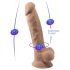 Silexd 7 - Sugende dildo - 17,5cm (hudfarve)