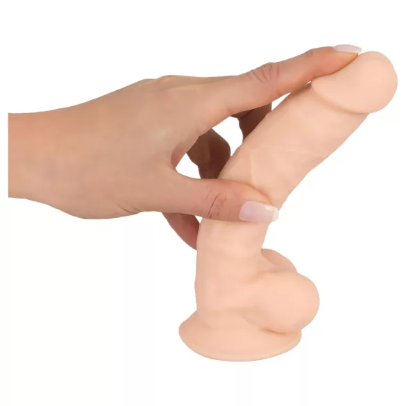 Silexd 7 - dildo med sugekop - realistisk - 17,5cm - naturfarve