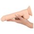 Silexd 9,5 - Sugekop Dildo 24cm (naturlig)