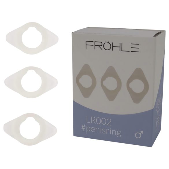 Fröhle LR002 (2,1cm) - Medicinsk Penisringe Sæt (3 stk)