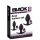 Black Velvet - silikone anal plug sæt (3 stk) - sort