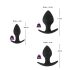 Black Velvet - silikone anal plug sæt (3 stk) - sort