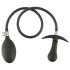 You2Toys - oppustelig anal plug med kugler (sort)