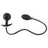 You2Toys - oppustelig anal plug med kugler (sort)