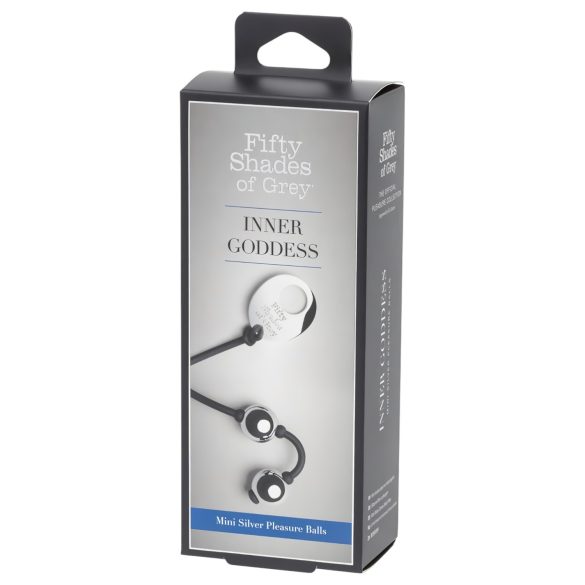 Fifty Shades Inner Goddess - Mini Geishakugler (sølv)