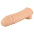 Realistixxx - penis sleeve med vibratorring - 16cm (natur)