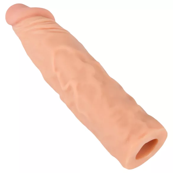 Nature Skin - forlængende og fortykkende penishylster (19,5 cm)