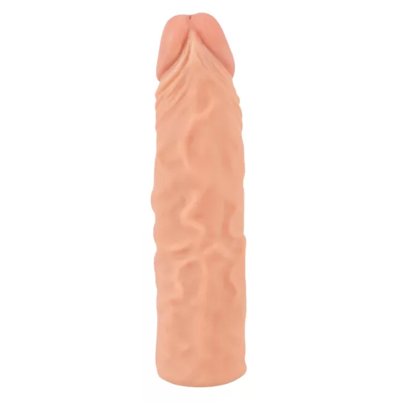 Nature Skin - forlængende og fortykkende penishylster (19,5 cm)