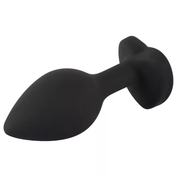 You2Toys - analplug - med hvid sten - sort
