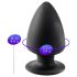 Silexd M - Formbar Anal Plug - 11 cm (sort)