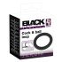 Black Velvet - Silikone penisring (sort) - 5cm