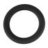 Black Velvet - Silikone penisring (sort) - 5cm