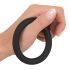 Black Velvet - Silikone penisring (sort) - 5cm