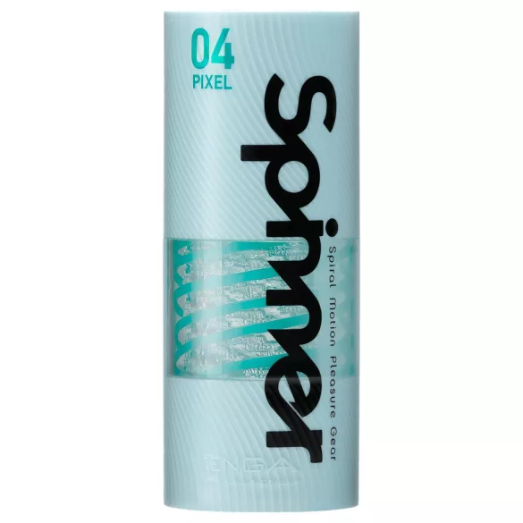 TENGA Spinner Pixel - masturbator (gennemsigtig)