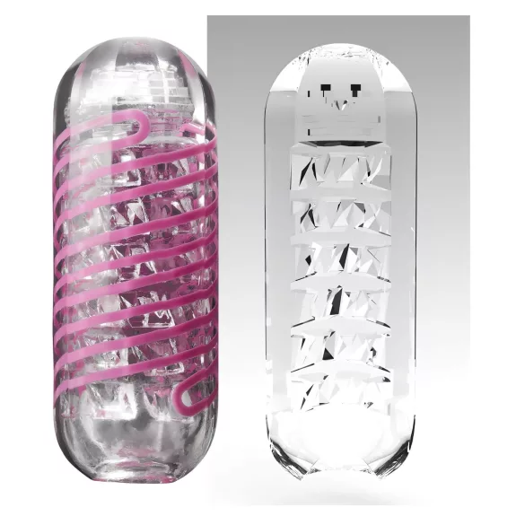 TENGA - masturbator - roterende - gennemsigtig