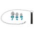 You2Toys - Anal Plug Sæt - inkl. snor (sølv)