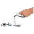 You2Toys - Anal Plug Sæt - inkl. snor (sølv)
