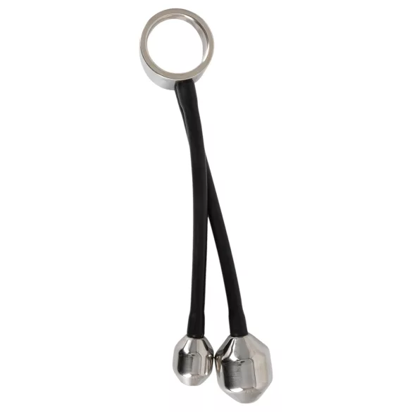 You2Toys - penisring med analvægt - sort