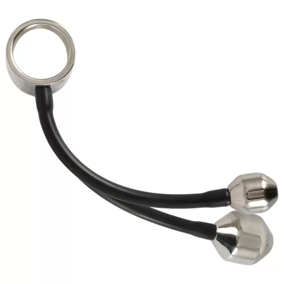 You2Toys - penisring med analvægt - sort