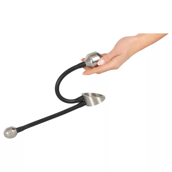 You2Toys - penisring med analvægt - sort