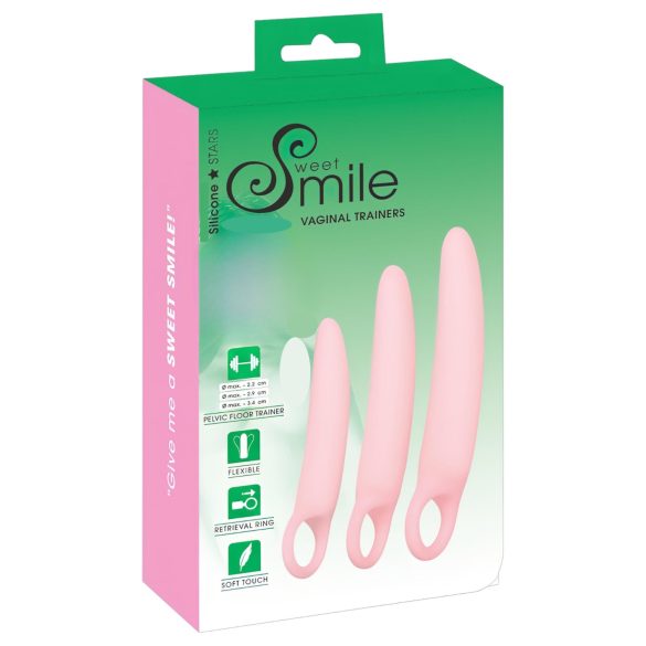 SMILE - Vaginaltrænere - dildo sæt - pink (3 dele)