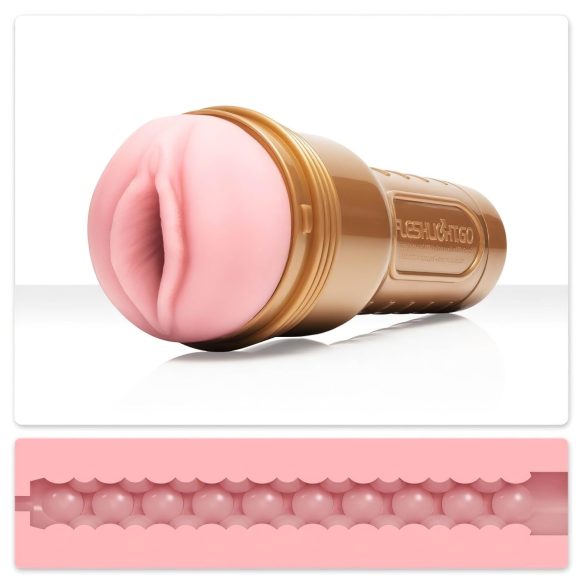 Fleshlight GO Stamina - kompakt pink vagina for træning