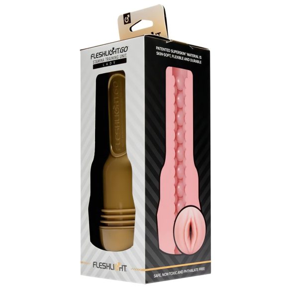 Fleshlight GO Stamina Træning - kompakt vagina (rosa)