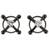 Bad Kitty - Twisted brystvorte piercing (strass) - sort
