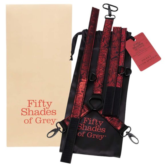 Fifty Shades - Halsbåndssæt (sort-rød)