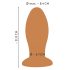 ANOS - stor analsex plug (orange)