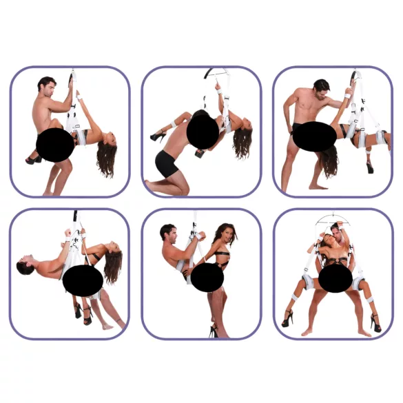 Fetish - sexgynge - hvid - BDSM sexhængekøje