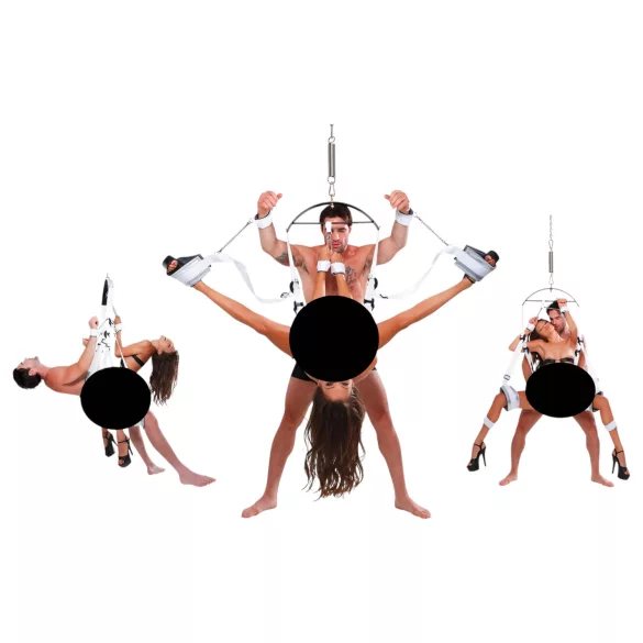 Fetish - sexgynge - hvid - BDSM sexhængekøje