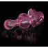 Icicles No. 75 - analplug i glas med hjerte - pink