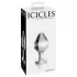 Icicles No. 25 - analplug - konisk form - glas - gennemsigtig