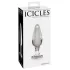 Icicles No. 26 - analplug i glas - konisk - gennemsigtig