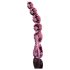 Icicles No. 43 - perlebesat, hjerteglasdildo (pink)