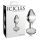 Icicles No. 44 - konisk glas anal plug (gennemsigtig)