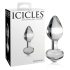 Icicles No. 44 - konisk glas anal plug (gennemsigtig)