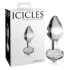 Icicles No. 44 - analplug - konisk form - glas gennemsigtig
