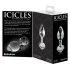 Icicles No. 44 - konisk glas anal plug (gennemsigtig)