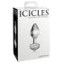 Icicles No. 44 - konisk glas anal plug (gennemsigtig)