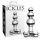 Icicles No. 47 - tredobbelt perle glas anal plug (gennemsigtig)