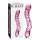 Icicles No. 55 - dobbeltender dildo - G-punkt - glas - pink